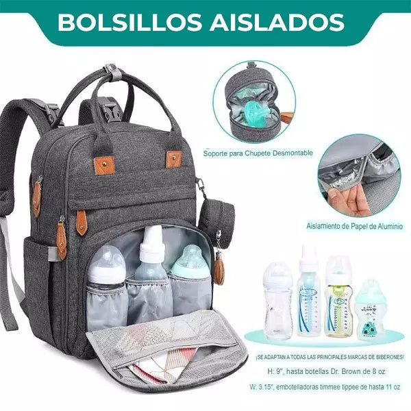 BOLSO CUNA PAÑALERA 3 EN 1 - EXPRESS 🇨🇱