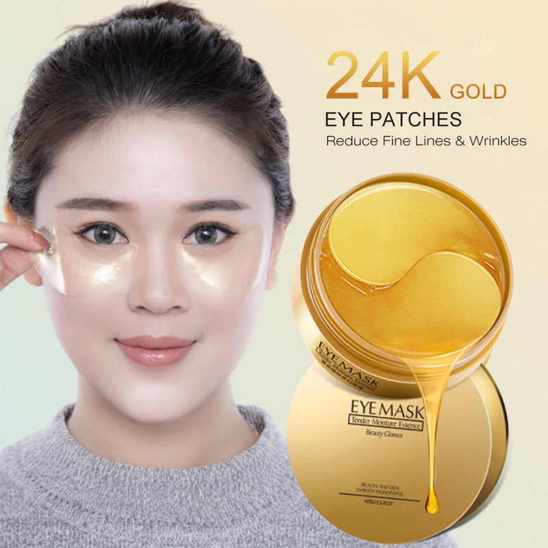 Parche Para Ojeras 24k Colageno 60 Pcs 2x1!